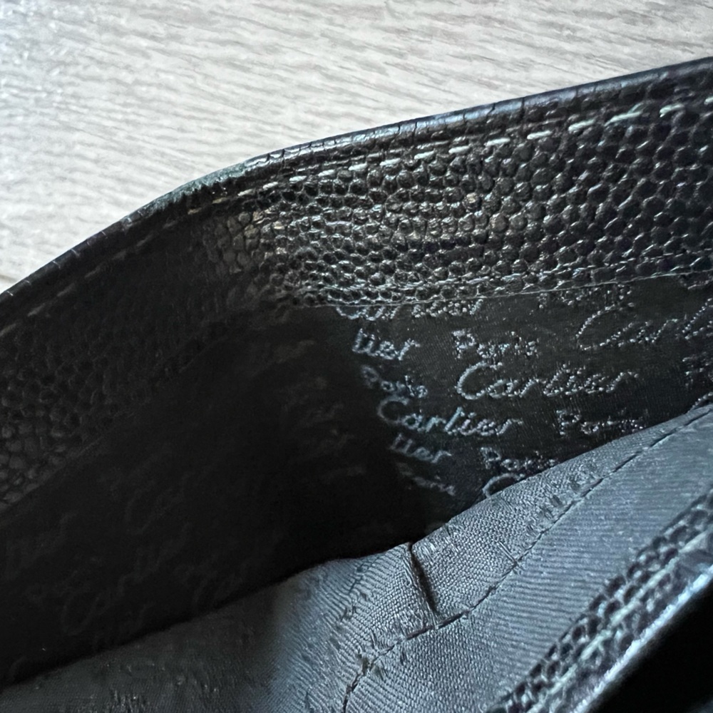 Cartier Santos Leather Wallet - Picture 5 of 11